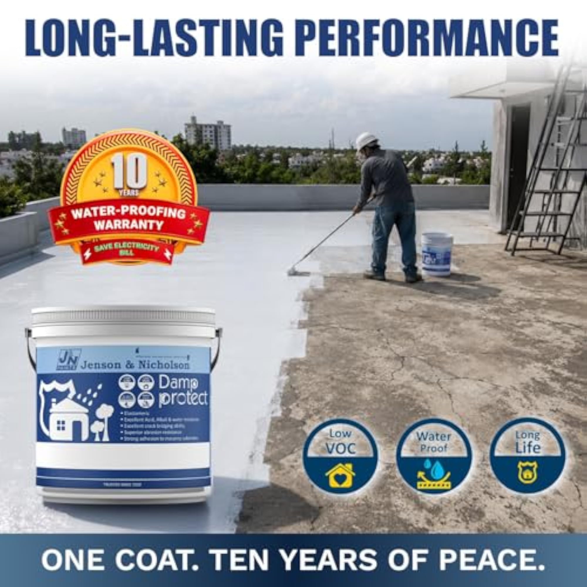 Damp Proof Paint 1 Ltr Waterproofing Solution